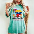 Ideaestito Bandieraenezuelana Per Le Donne Con Arepaenezuelane T-shirt comoda oversize da donna Chalky Mint