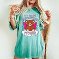 Meme Divertente La Mia Infezione Da Lievito Prude Strano Umorismo Alle Donne T-shirt comoda oversize da donna Chalky Mint