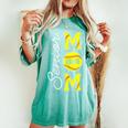 Senior Mom 2025 Softball Mommy Class Of 2025 Graduation Women's Oversized Comfort T-shirt Chalky Mint