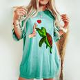 Tartaruga Donne Ragazze Bambini T-shirt comoda oversize da donna Chalky Mint