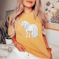 Bianca Gypsyanner Draft Horse Unicorn T-shirt comoda oversize da donna Mustard