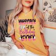 Brother Of The Birthday Girl Mouse Family Matching Women's Oversized Comfort T-shirt Mustard