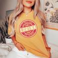 Lorena La Migliore Lorena Del Mondo Donne E Ragazze T-shirt comoda oversize da donna Mustard