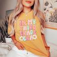 In My Third Grade Era 3Rd Grade Girl Teacher Back To School Women's Oversized Comfort T-shirt Mustard