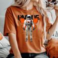 Astronauta Backprint Opera D'arte Grafica Farfalla T-shirt comoda oversize da donna Yam
