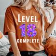 Donna Regali Di 18 ° Compleanno Per Ragazza Di 18 Anni T-shirt comoda oversize da donna Yam