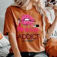 But First Makeup Girl Cosmetology Makeup Artist T-shirt comoda oversize da donna Yam