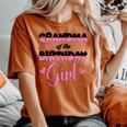 Grandma Of The Birthday Girl Family Matching Party Women's Oversized Comfort T-shirt Yam