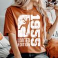 Handball Compleanno Nata Nel 1955 Giocatore Di Pallamano T-shirt comoda oversize da donna Yam