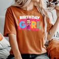 Masha E Orso Birthday Girl T-shirt comoda oversize da donna Yam