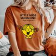 Mr Little Miss Sunshine T-shirt comoda oversize da donna Yam