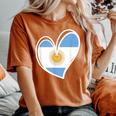 Patriotic France Cuore Carino Bandiera Francese Per Ragazze Adolescenti Ragazzi T-shirt comoda oversize da donna Yam