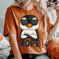 Pinguino Bambini Ragazza Ragazzi Donne T-shirt comoda oversize da donna Yam