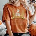 Roma Antica Gaio Giulio Cesare World Tour Sul Retro T-shirt comoda oversize da donna Yam