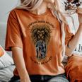 Romani 10Ersetto Bibbia Cristiana Leone Di Giuda Gesù Grafica T-shirt comoda oversize da donna Yam