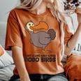 Solo Una Ragazza Che Ama Dodo Uccelli T-shirt comoda oversize da donna Yam