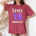 Donna Regali Di 18 ° Compleanno Per Ragazza Di 18 Anni T-shirt comoda oversize da donna Crimson