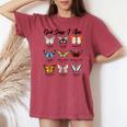 God Says I Am Butterfly Christian Jesus Lover Religious Women's Oversized Comfort T-shirt Crimson
