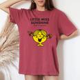 Mr Little Miss Sunshine T-shirt comoda oversize da donna Crimson