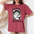 T Avec Chat Humour Rigolo Fille J'ai Des Chats T-shirt oversize confortable pour femme Crimson
