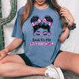 Bruh It's My 12Th Birthday 12 Year Old Birthday For Girl Women's Oversized Comfort T-shirt Blue Jean