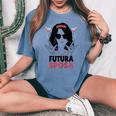 Futura Sposa Maglia Amiche Divertenti Regalo Amica Gadget T-shirt comoda oversize da donna Blue Jean