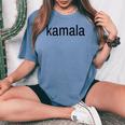 Kamala Brat Girl Summer 2024 Presidente Elezione Democratica T-shirt comoda oversize da donna Blue Jean