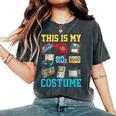 This Is My 80S Costume 1980S Party 80'S Outfit Women Women's Oversized Comfort T-Shirt Pepper
