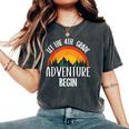Back To School Let The 4Th Grade Adventure Begin 2024 Women's Oversized Comfort T-Shirt Pepper