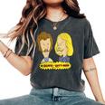 Beavis And Butt-Head Seventies Mustaches T-shirt comoda oversize da donna Pepper