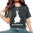 Big Chungus Fat Bunny Coniglio Divertente Meme T-shirt comoda oversize da donna Pepper