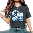 Blue Cats Wave For Kamala Drôle Chat Propriétaires Kamala Harris T-shirt oversize confortable pour femme Pepper