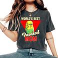 Budgie Parrocchetto Mamma Budgerigar T-shirt comoda oversize da donna Pepper