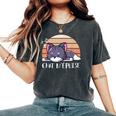 Chat M'épuise Chat Humour Homme Drôle Chaton T-shirt oversize confortable pour femme Pepper