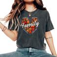 Cute Fall Autumn Season Matching Family Thanksgiving 2024 Women's Oversized Comfort T-Shirt Pepper