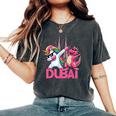 Dabbing Unicorno Dinosauro Uomini Donne Ragazzi Ragazze Bambini Dubai T-shirt comoda oversize da donna Pepper