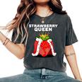 Donna Strawberry Queen Camicia Per Gli Amanti Della Fragola T-shirt comoda oversize da donna Pepper