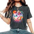 Flamingle All The Way Summer Cocktail Flamingo Summer Vibes Women's Oversized Comfort T-Shirt Pepper