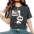 Free Hugs Panda Bear T-shirt comoda oversize da donna Pepper