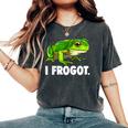 I Frogot Frogs Frog Love T-shirt comoda oversize da donna Pepper