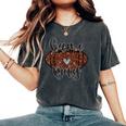 Game Day Football Touchdown Season Vintage Gameday Women's Oversized Comfort T-Shirt Pepper