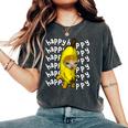 Happy Banana Cat Meme Bananacat Happy Kitty Amanti Dei Gatti Meme T-shirt comoda oversize da donna Pepper