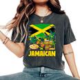 Jamaican Flag Outfit Ideas For & Novelty Jamaica Flag Women's Oversized Comfort T-Shirt Pepper