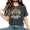 Let The 8Th Grade Adventure Begin Back To School Teachers Women's Oversized Comfort T-Shirt Pepper