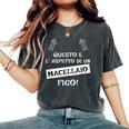 Macellaio Scritte Divertenti Frasi Sarcastiche Macellai T-shirt comoda oversize da donna Pepper