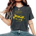 Mappa Dell'impero Romano Never Forget Spqr Roma T-shirt comoda oversize da donna Pepper