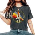Nasa Shuttle Launch Into Rainbow T-shirt comoda oversize da donna Pepper