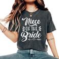 Nipote Della Sposa Festa Di Nozze Famiglia Sposa Doccia Sposo T-shirt comoda oversize da donna Pepper