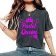 Paddle Tennis Giocatori Di Padel Queen T-shirt comoda oversize da donna Pepper