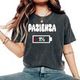Pazienza 1 Per Donne Uomo Ragazze Ragazzi Divertente T-shirt comoda oversize da donna Pepper